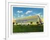 Washington, DC, Exterior View of the Department of the Interior Building-Lantern Press-Framed Art Print