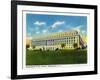 Washington, DC, Exterior View of the Department of the Interior Building-Lantern Press-Framed Art Print