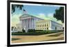 Washington DC, Exterior View of the US Supreme Court Building, no.2-Lantern Press-Framed Art Print