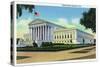 Washington DC, Exterior View of the US Supreme Court Building, no.2-Lantern Press-Stretched Canvas