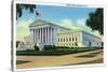 Washington DC, Exterior View of the US Supreme Court Building, no.2-Lantern Press-Stretched Canvas