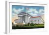 Washington, DC, Exterior View of the US Supreme Court Building-Lantern Press-Framed Art Print