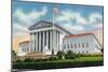 Washington, DC, Exterior View of the US Supreme Court Building-Lantern Press-Mounted Art Print