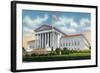 Washington, DC, Exterior View of the US Supreme Court Building-Lantern Press-Framed Art Print