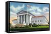 Washington, DC, Exterior View of the US Supreme Court Building-Lantern Press-Framed Stretched Canvas