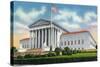 Washington, DC, Exterior View of the US Supreme Court Building-Lantern Press-Stretched Canvas