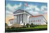 Washington, DC, Exterior View of the US Supreme Court Building-Lantern Press-Stretched Canvas