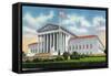 Washington, DC, Exterior View of the US Supreme Court Building-Lantern Press-Framed Stretched Canvas