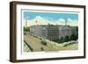 Washington, DC, Exterior View of the US Treasury Building-Lantern Press-Framed Art Print