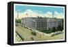 Washington, DC, Exterior View of the US Treasury Building-Lantern Press-Framed Stretched Canvas