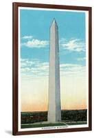 Washington, DC, Exterior View of the Washington Monument-Lantern Press-Framed Art Print