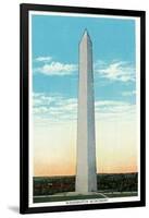 Washington, DC, Exterior View of the Washington Monument-Lantern Press-Framed Art Print