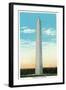 Washington, DC, Exterior View of the Washington Monument-Lantern Press-Framed Art Print