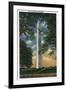 Washington DC, Exterior View of the Washington Monument-Lantern Press-Framed Art Print