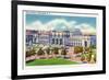 Washington, DC, Exterior View of Union Station-Lantern Press-Framed Art Print