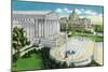 Washington DC, Exterior Views of the US Supreme Court House and Library of Congress-Lantern Press-Mounted Art Print