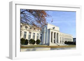 Washington DC - Federal Reserve Building in Autumn-Orhan-Framed Photographic Print