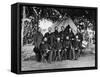 Washington, DC, General Jefferson Davis and Staff, Civil War-Lantern Press-Framed Stretched Canvas