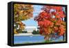 Washington Dc, Lincoln Memorial in Autumn-Orhan-Framed Stretched Canvas