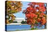 Washington Dc, Lincoln Memorial in Autumn-Orhan-Stretched Canvas