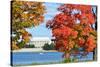 Washington Dc, Lincoln Memorial in Autumn-Orhan-Stretched Canvas