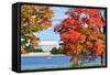 Washington Dc, Lincoln Memorial in Autumn-Orhan-Framed Stretched Canvas
