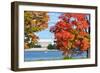 Washington Dc, Lincoln Memorial in Autumn-Orhan-Framed Photographic Print