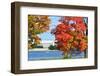 Washington Dc, Lincoln Memorial in Autumn-Orhan-Framed Photographic Print