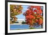 Washington Dc, Lincoln Memorial in Autumn-Orhan-Framed Photographic Print