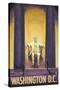 Washington DC, Lincoln Memorial-Lantern Press-Stretched Canvas
