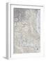 Washington DC Map B-GI ArtLab-Framed Giclee Print
