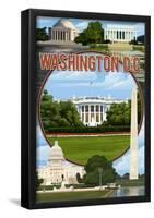 Washington Dc - Montage-null-Framed Poster