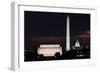 Washington DC National Mall at Sunrise, including Lincoln Memorial, Monument and United States Capi-Orhan-Framed Photographic Print