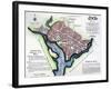 Washington, Dc, Plan, 1792-Andrew Ellicott-Framed Giclee Print