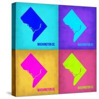 Washington DC Pop Art Map 1-NaxArt-Stretched Canvas