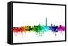 Washington DC Skyline-Michael Tompsett-Framed Stretched Canvas