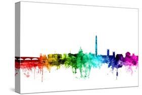 Washington DC Skyline-Michael Tompsett-Stretched Canvas