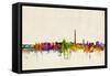 Washington DC Skyline-Michael Tompsett-Framed Stretched Canvas