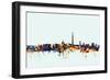 Washington DC Skyline-Michael Tompsett-Framed Art Print