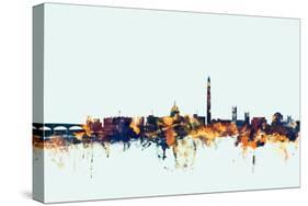 Washington DC Skyline-Michael Tompsett-Stretched Canvas