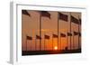 Washington DC Sunset.-Jon Hicks-Framed Photographic Print