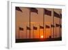 Washington DC Sunset.-Jon Hicks-Framed Photographic Print