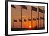 Washington DC Sunset.-Jon Hicks-Framed Photographic Print