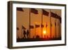 Washington DC Sunset.-Jon Hicks-Framed Photographic Print