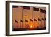 Washington DC Sunset.-Jon Hicks-Framed Photographic Print