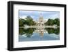 Washington Dc, US Capitol Building and Mirror Reflection on Water-Orhan-Framed Photographic Print