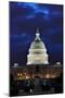 Washington DC - US Capitol Building in Dusk with Blue Cloudy Sky-Orhan-Mounted Photographic Print