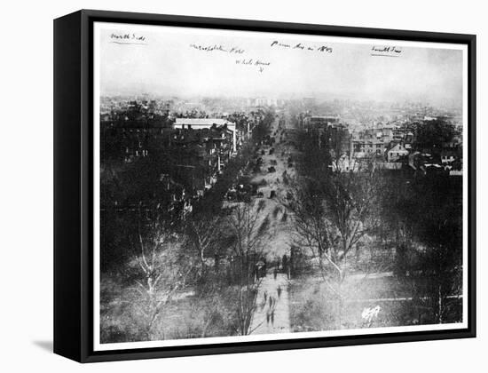 Washington Dc, USA, 1843-MATHEW B BRADY-Framed Stretched Canvas