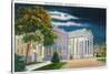 Washington DC, View of the White House Side at Night-Lantern Press-Stretched Canvas