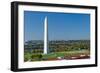 Washington DC - Washington Monument Aerial View in Beautiful Autumn Colors-Orhan-Framed Photographic Print